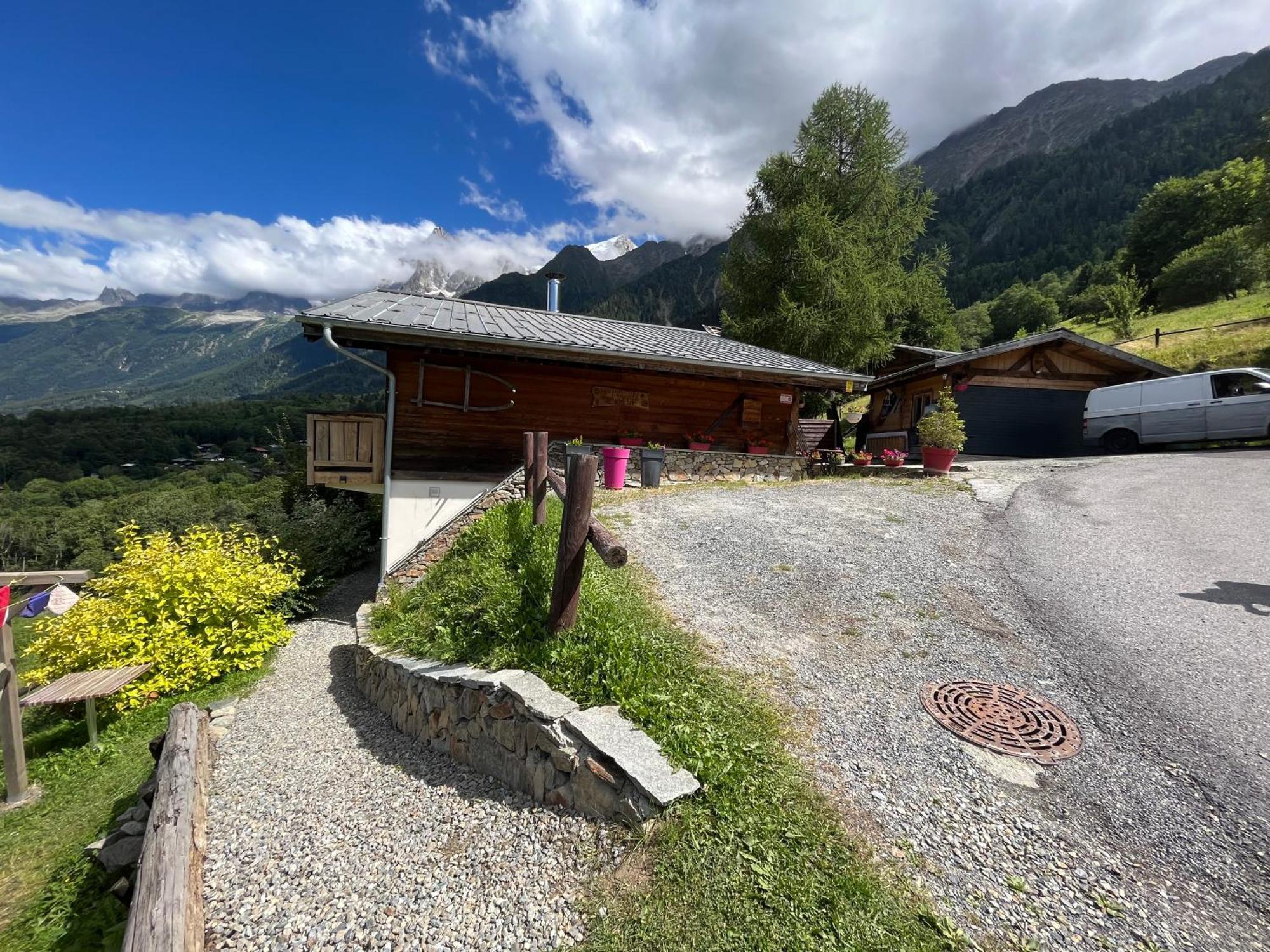 Amazing View Appartement Du Chalet Les Houches Exteriör bild