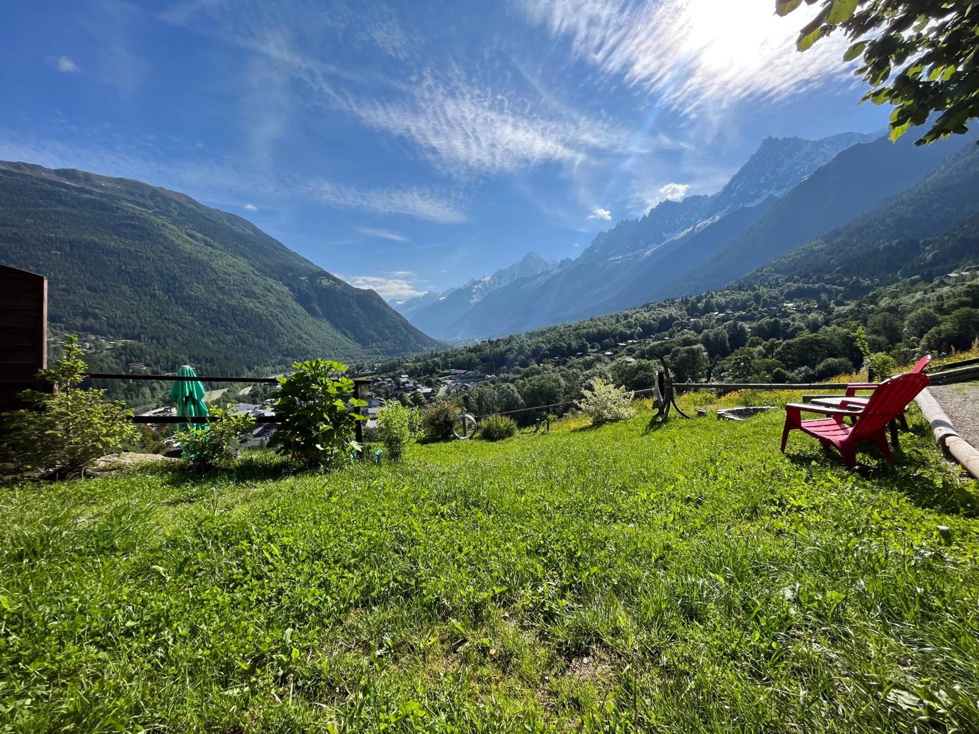 Amazing View Appartement Du Chalet Les Houches Exteriör bild